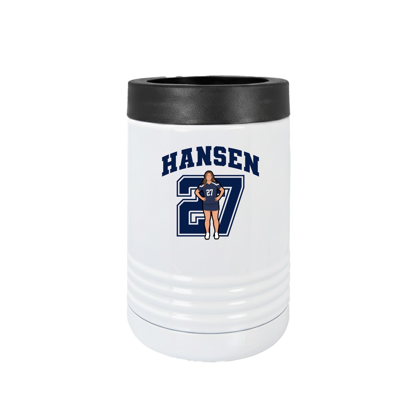 Beverage Holder — Number in White