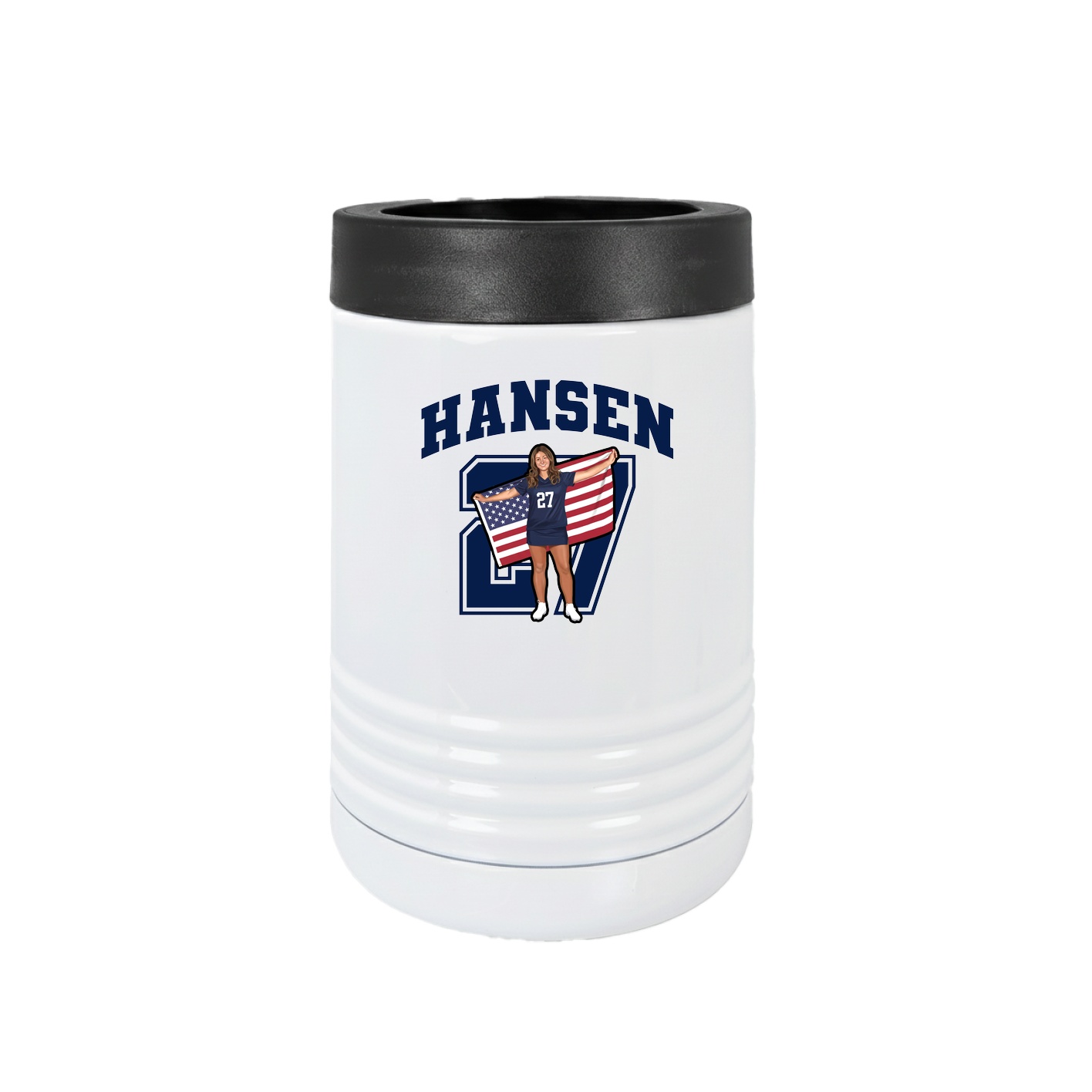 Beverage Holder — Number in White