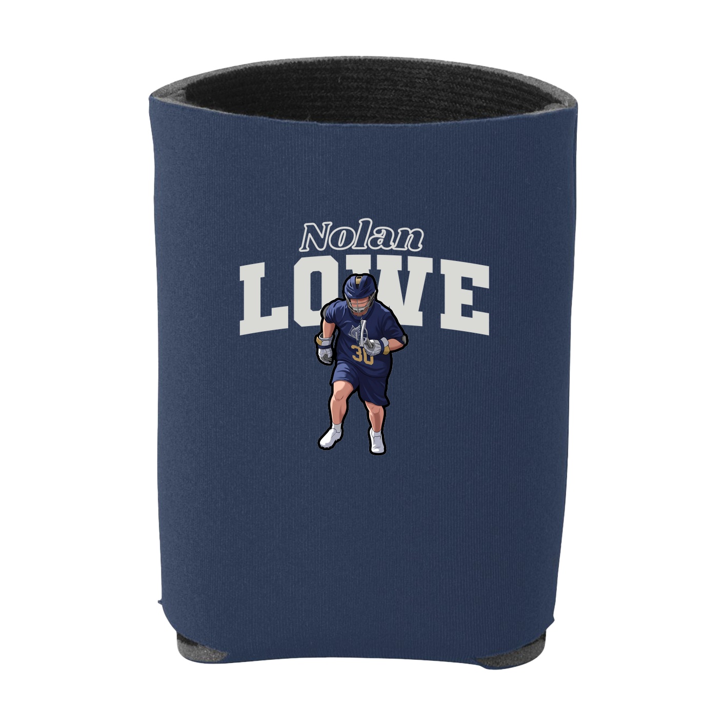 Can Holder — Name Arch in Navy