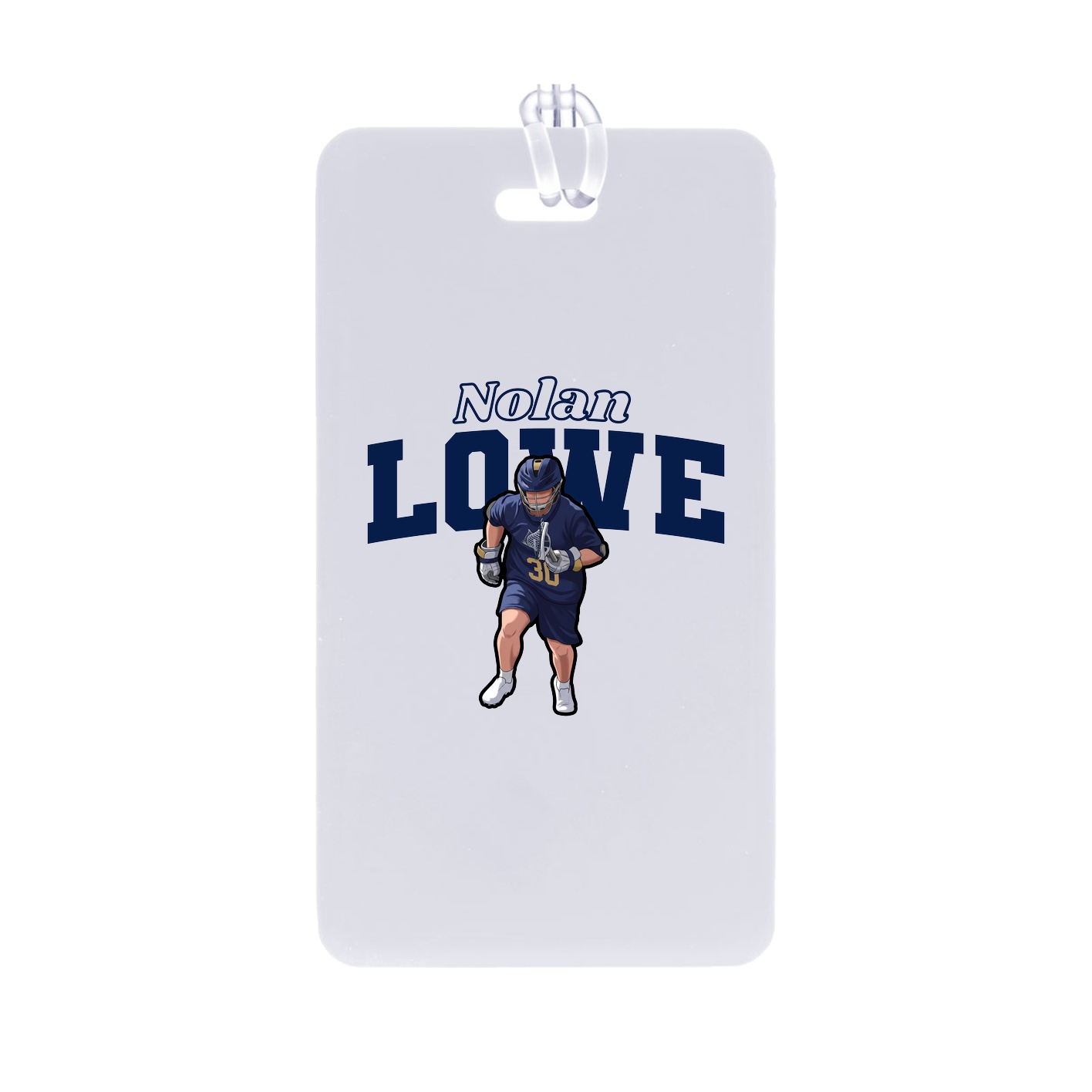 Bag Tag — Name Arch in Classic