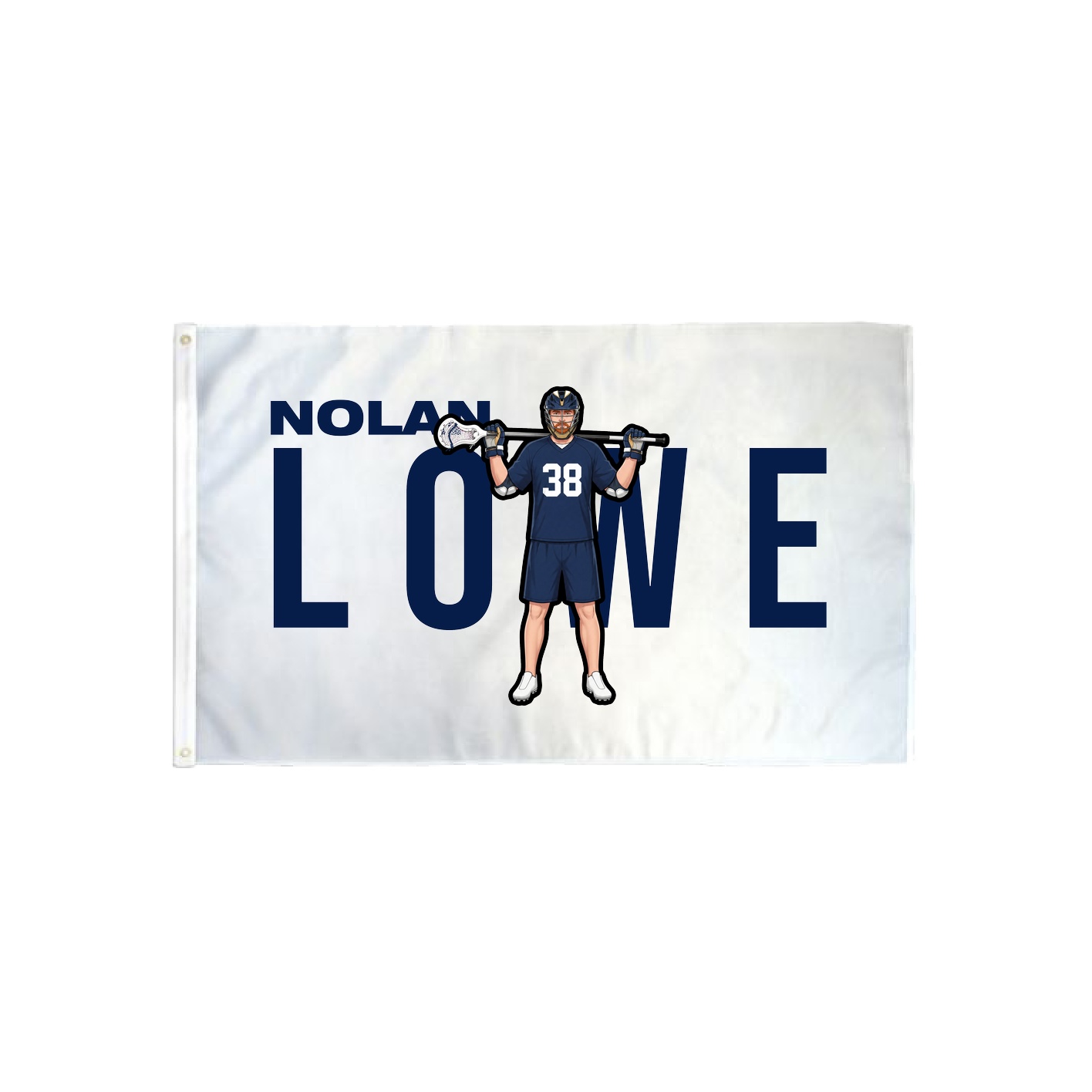 3x5 Flag — Player Name in Classic