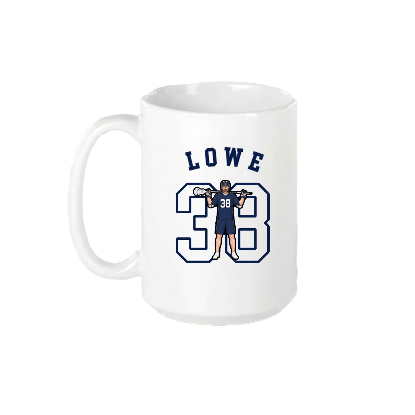 15oz Coffee Mug — Shirsey Arch in White
