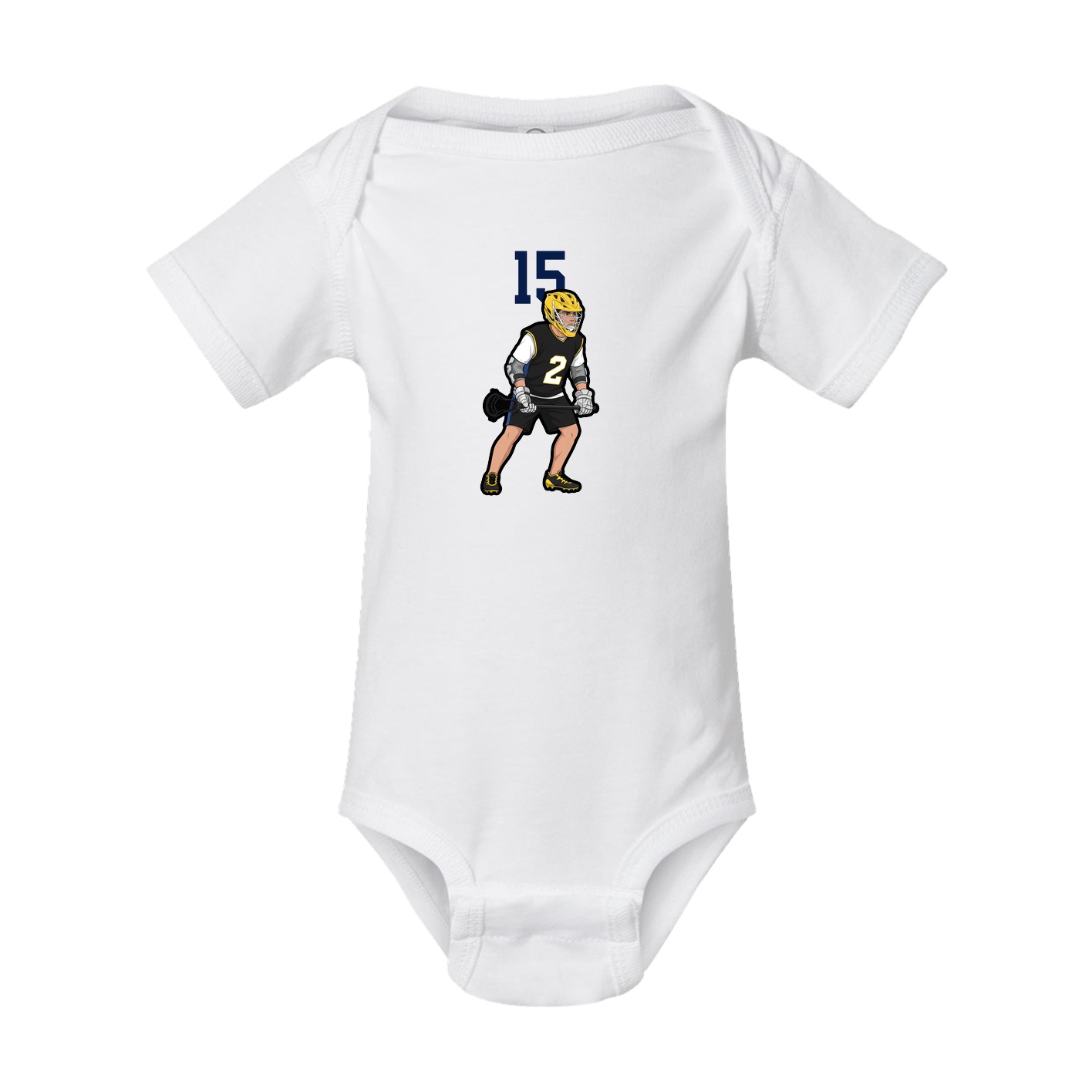 Baby Onesie — Number Top in White