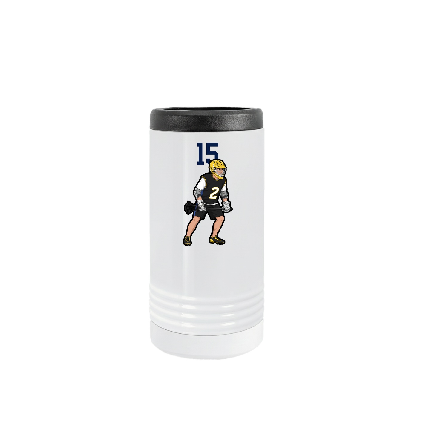 Slim Beverage Holder — Number Top in White
