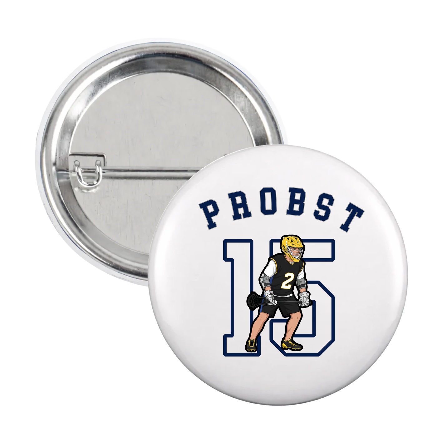 Game Day Button — Shirsey Arch in White