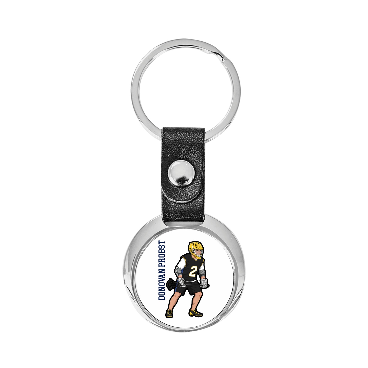 Key Chain — Name Vertical in Classic