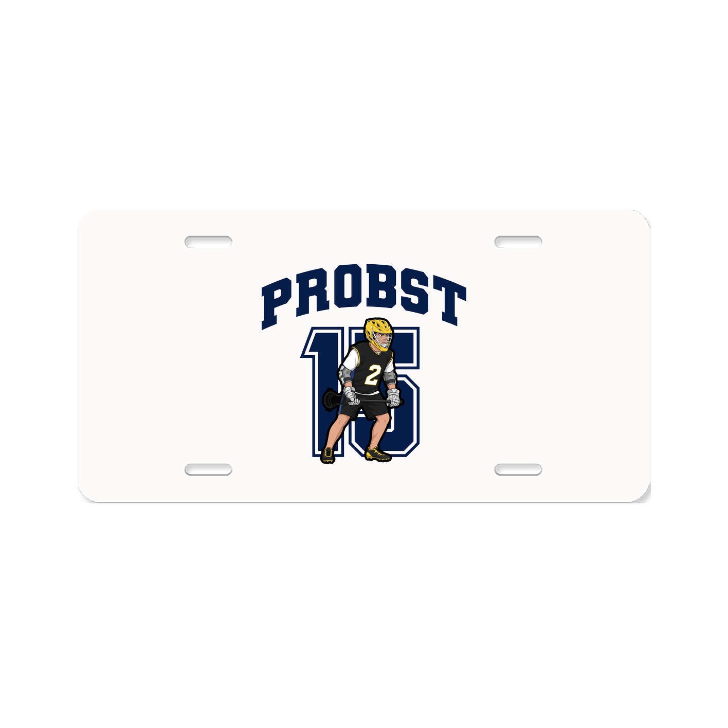 License Plate — Number in Classic