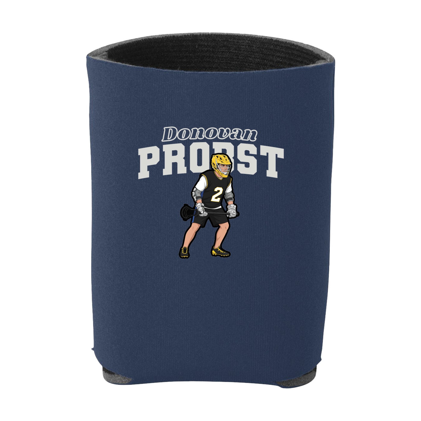 Can Holder — Name Arch in Navy