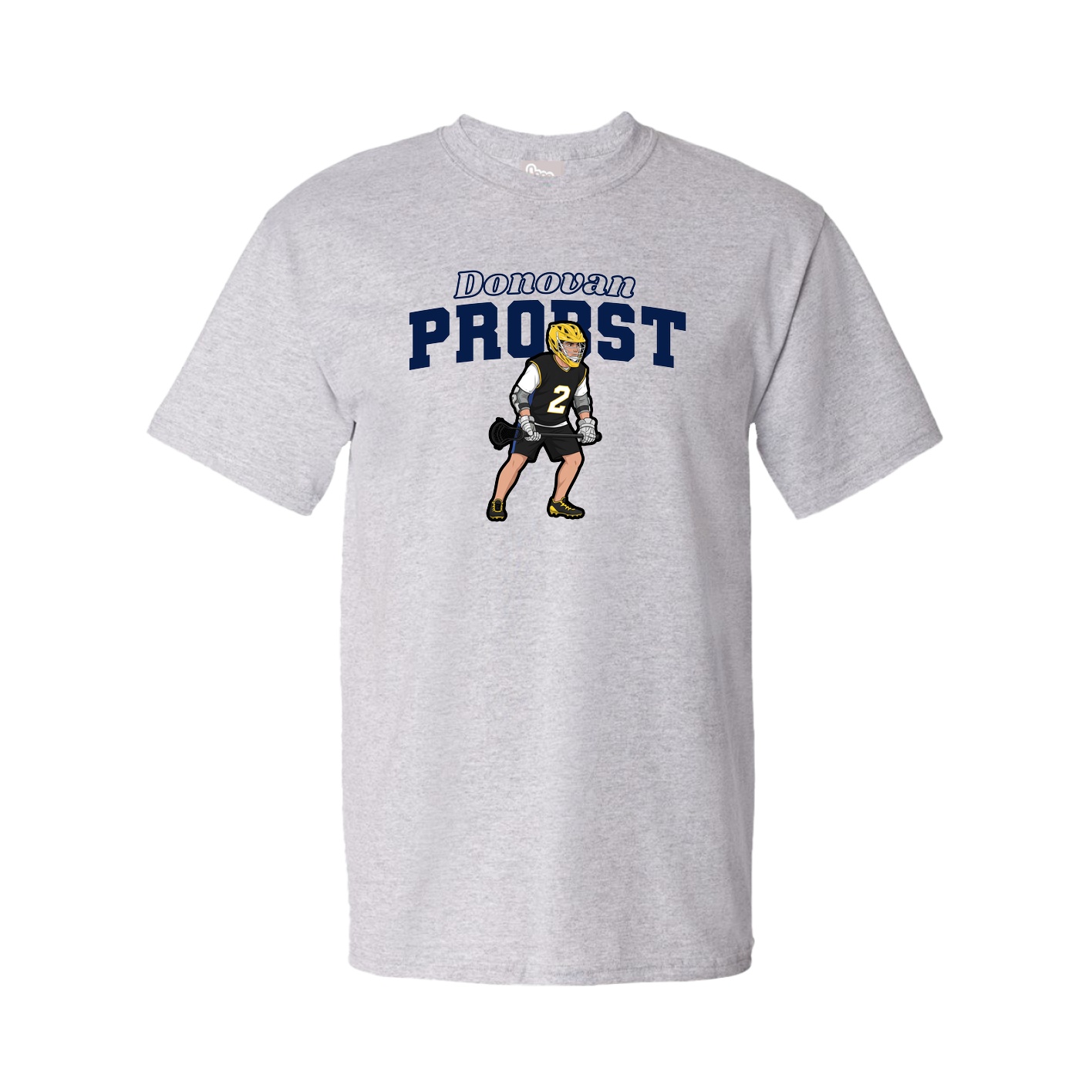 Youth Tee — Name Arch in Grey