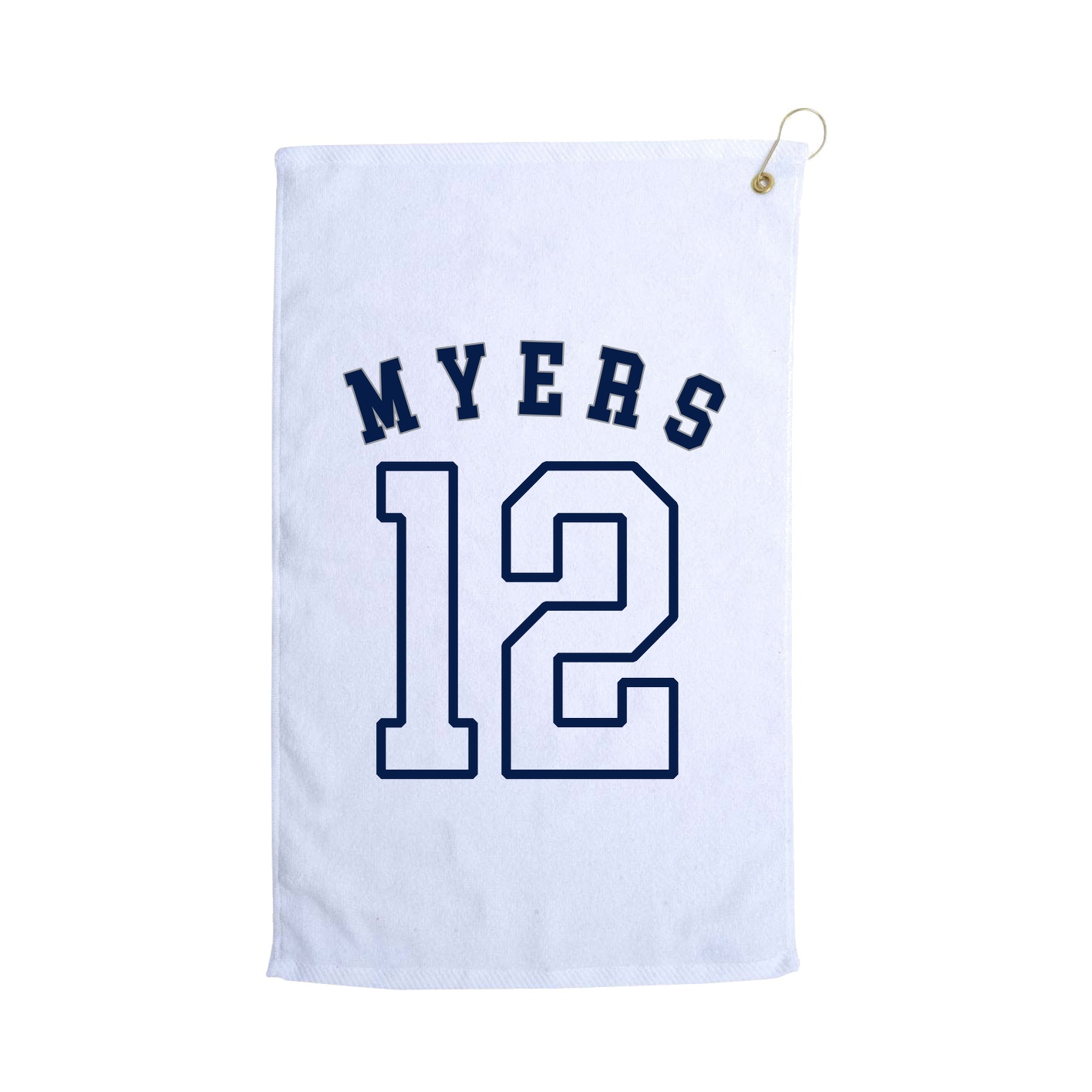 Golf Towel — Shirsey Arch in White
