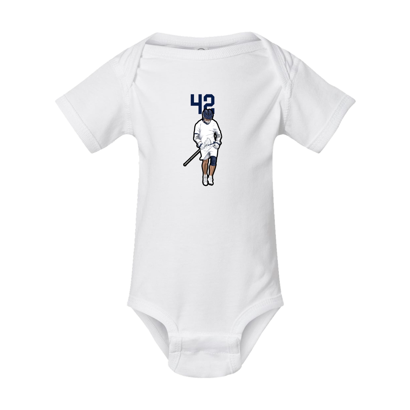 Baby Onesie — Number Top in White