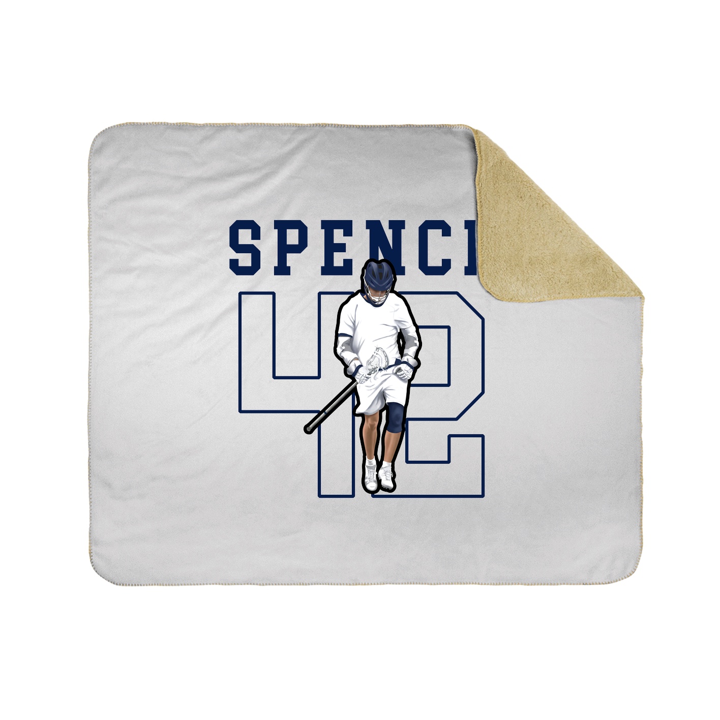 Throw Blanket — Shirsey in White