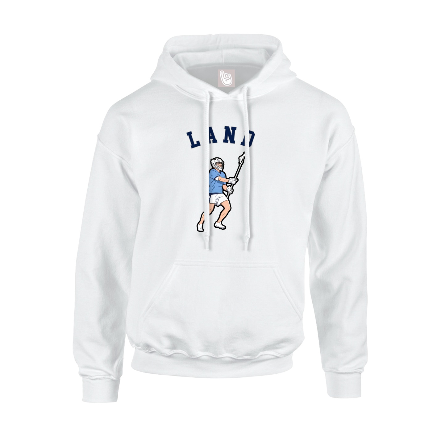 Youth Hoodie — Shirsey Arch in White