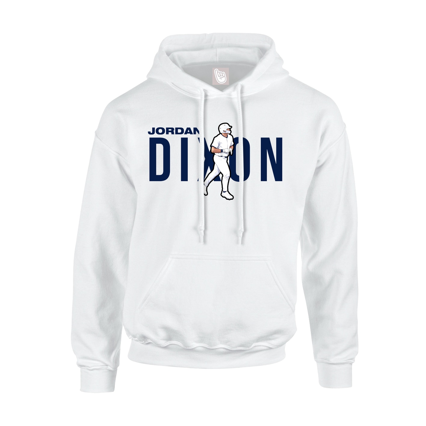 Hoodie — Player Name in White