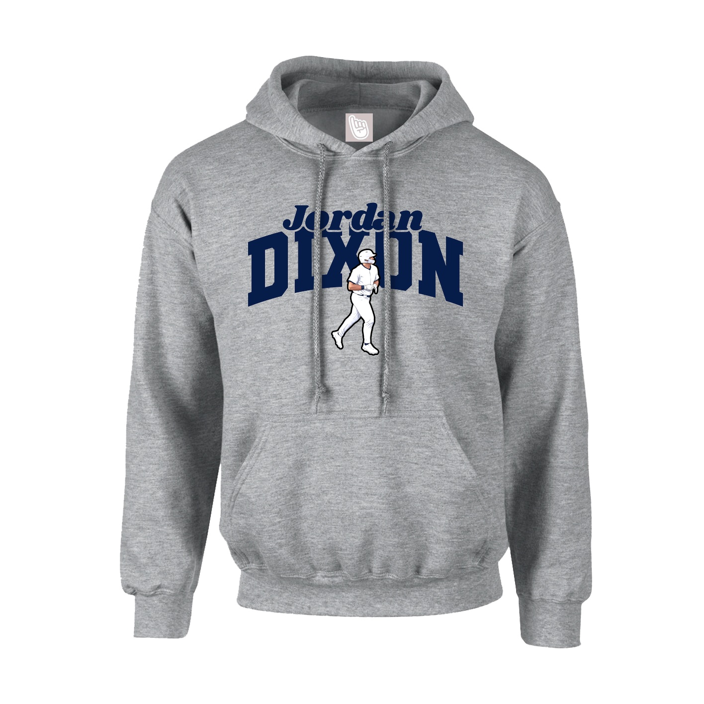 Hoodie — Signature Arch in Grey