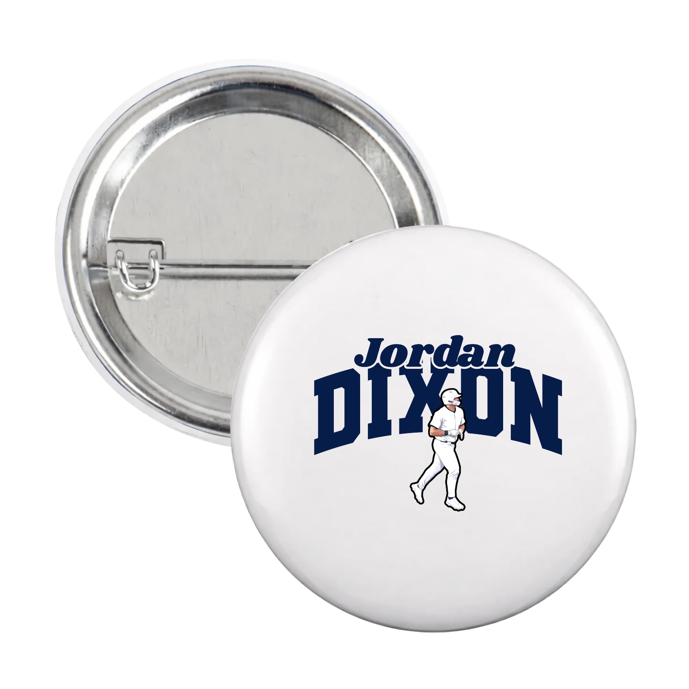 Game Day Button — Signature Arch in White