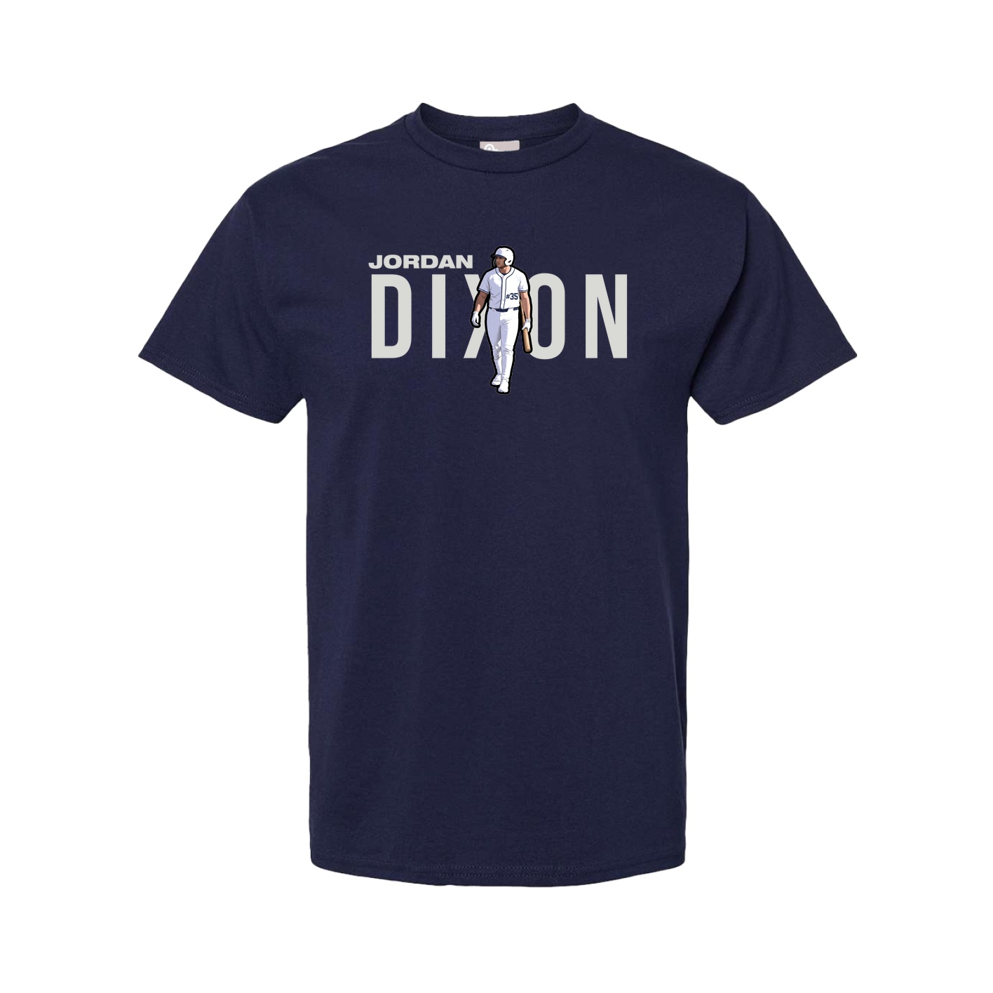 Youth Tee — Player Name in Navy