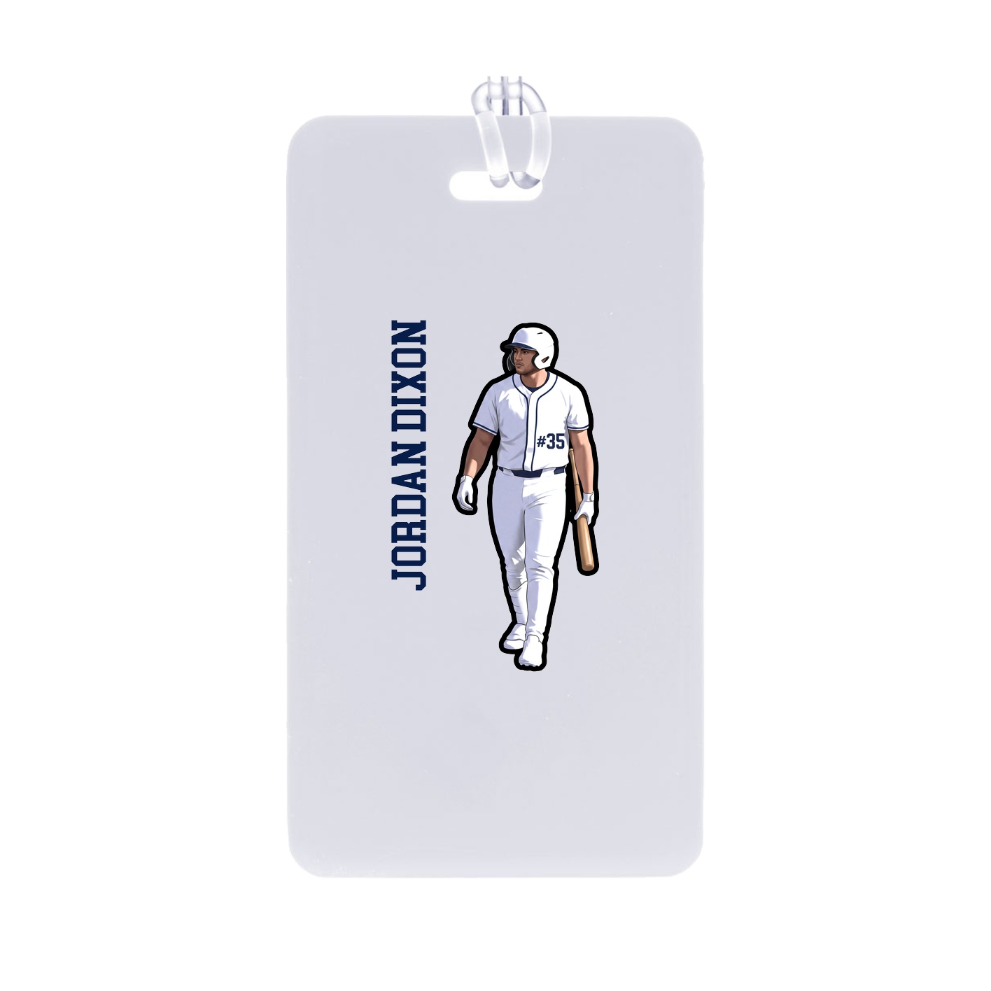 Bag Tag — Name Vertical in Classic