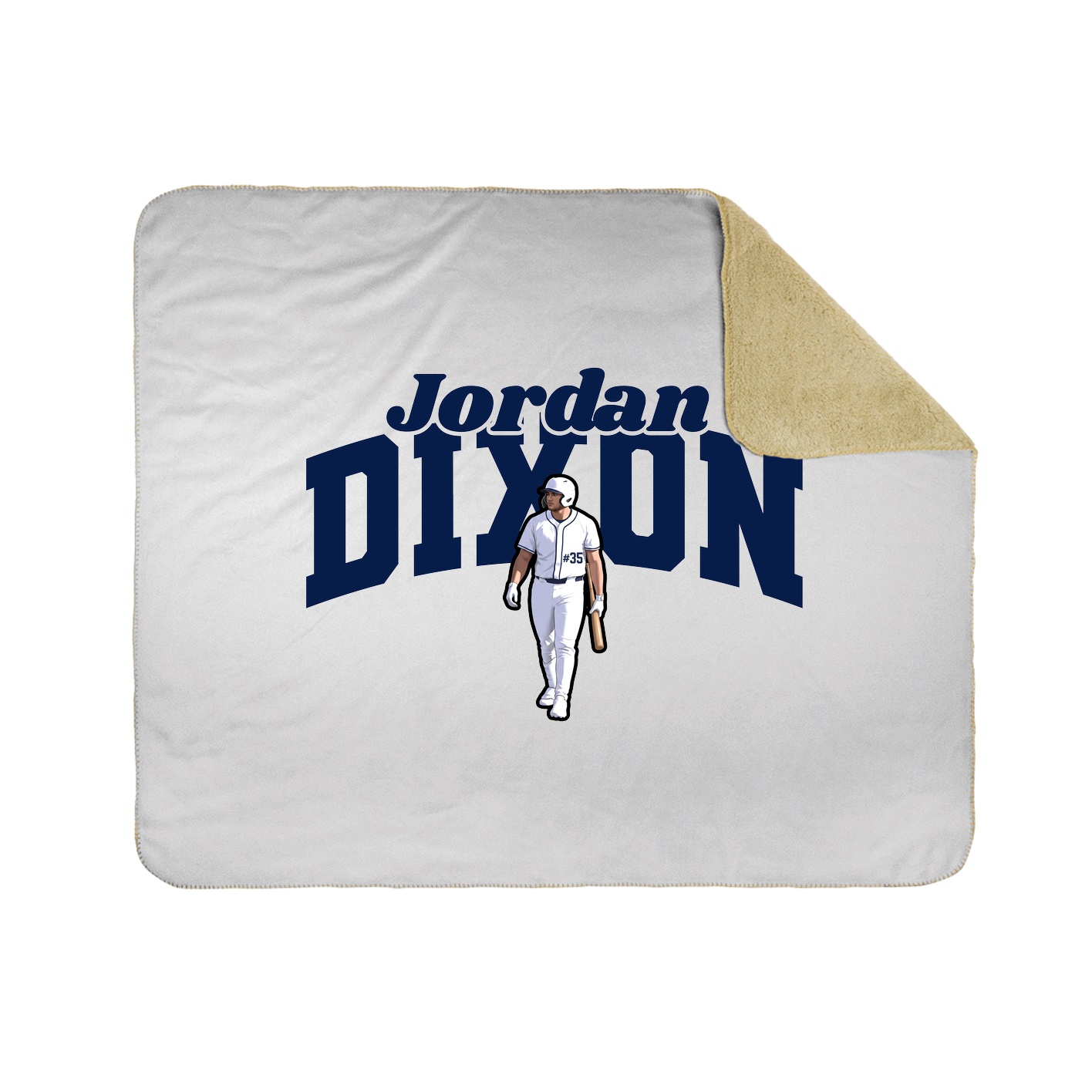 Throw Blanket — Signature Arch in White