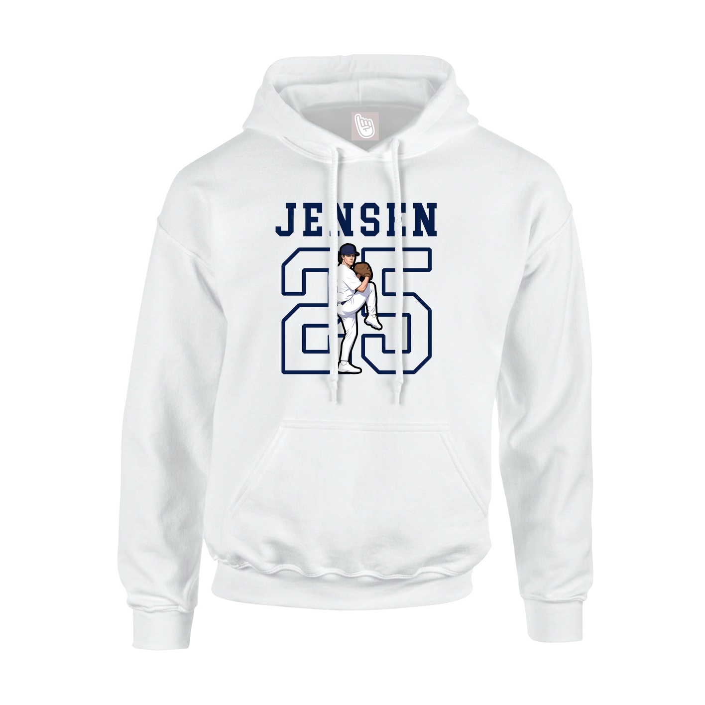 Hoodie — Shirsey in White