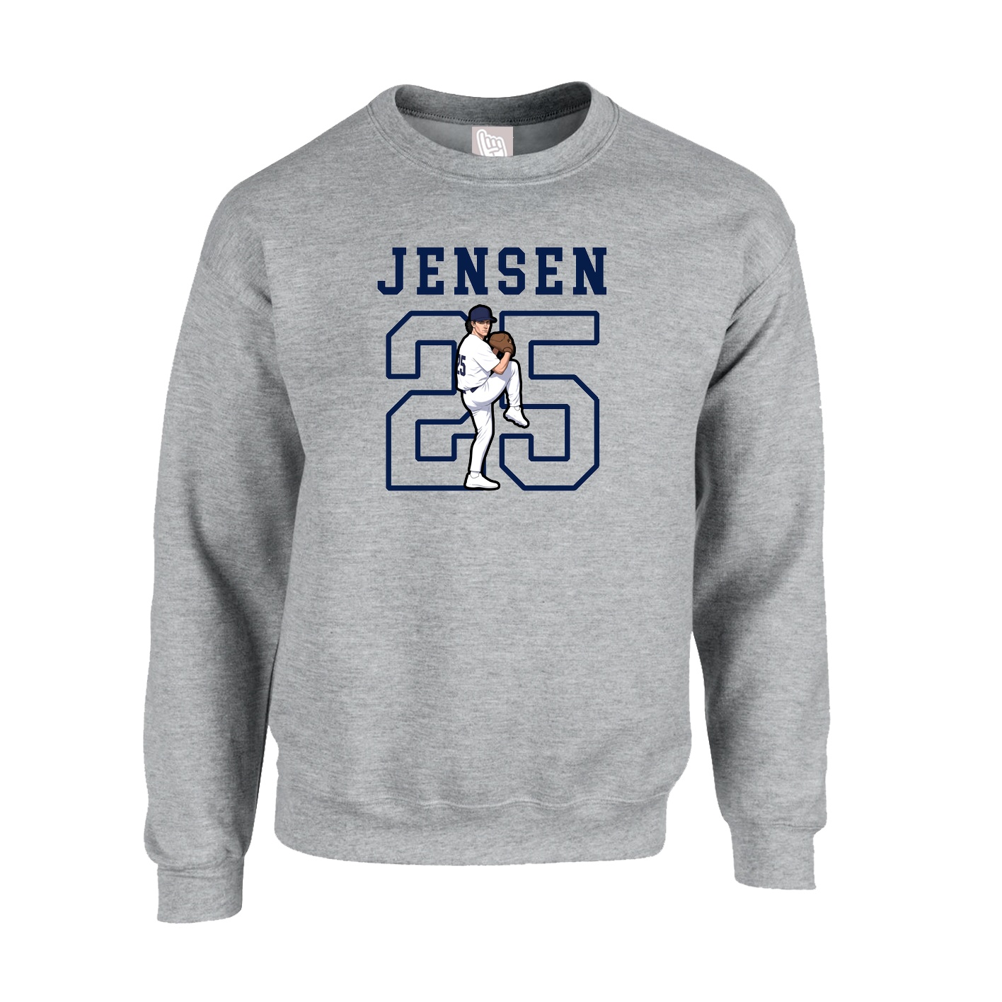 Fleece Crew — Shirsey in Grey