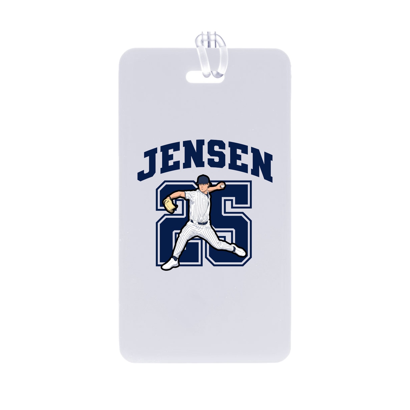 Bag Tag — Number in Classic