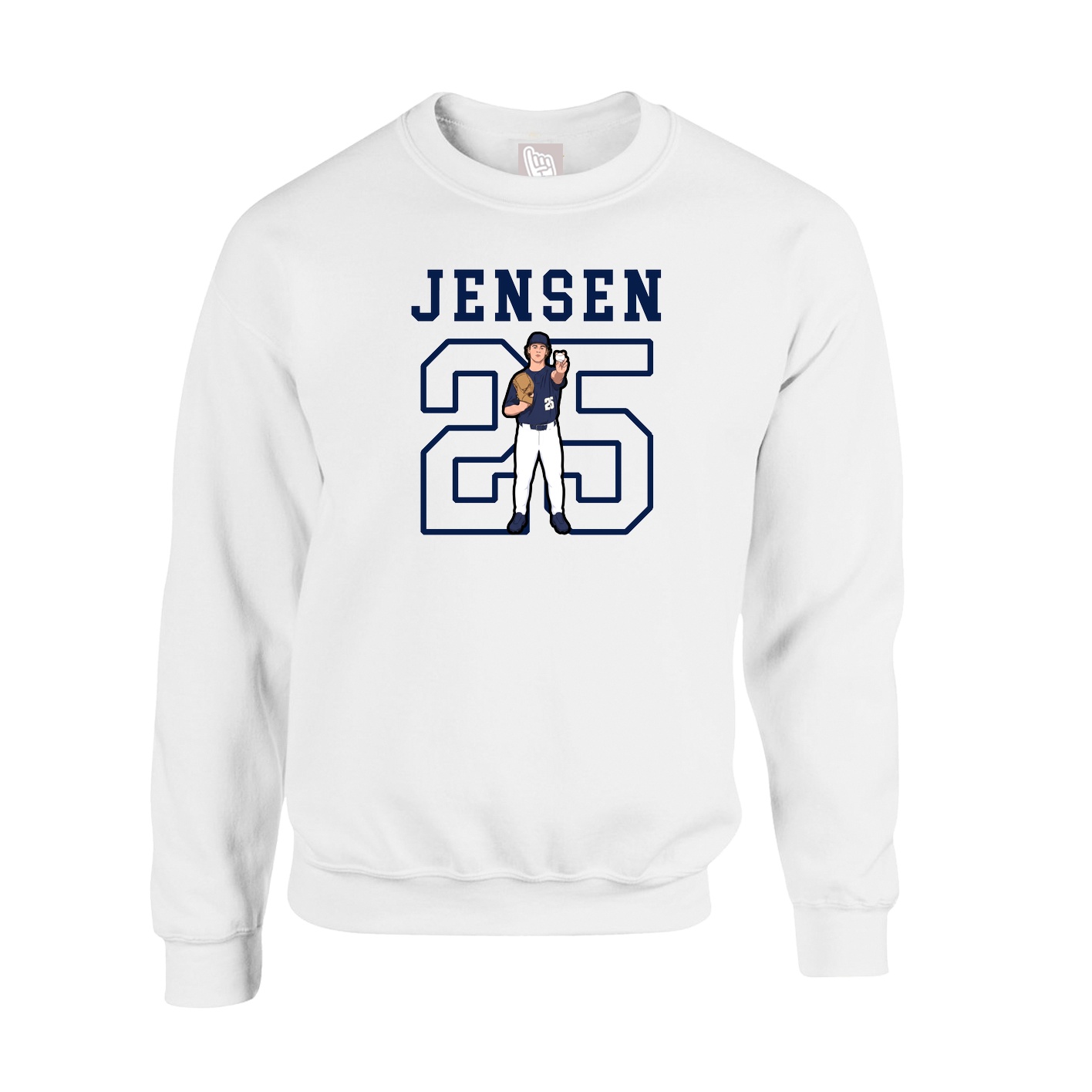 Fleece Crew — Shirsey in White