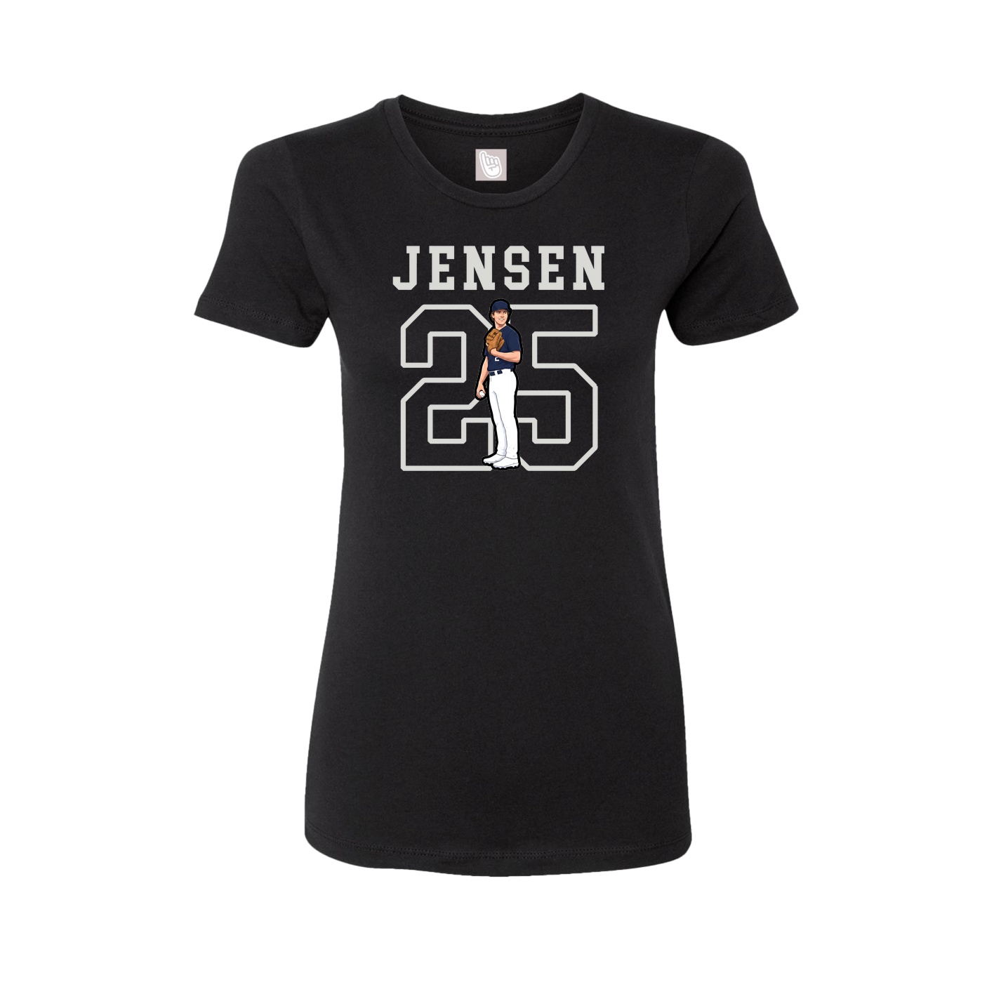 Fitted Women's Tee — Shirsey in Black
