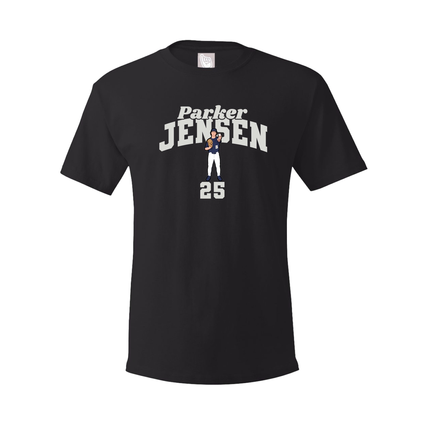 Youth Tee — Signature Arch in Black