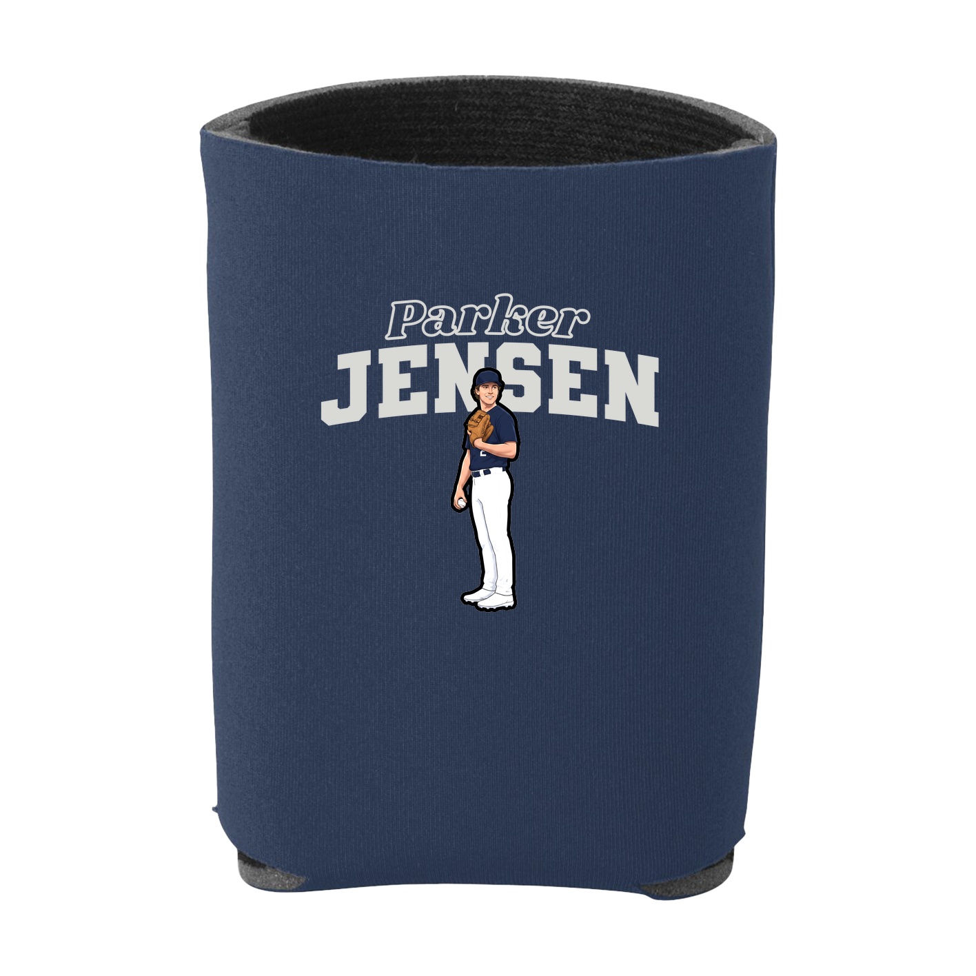 Can Holder — Name Arch in Navy