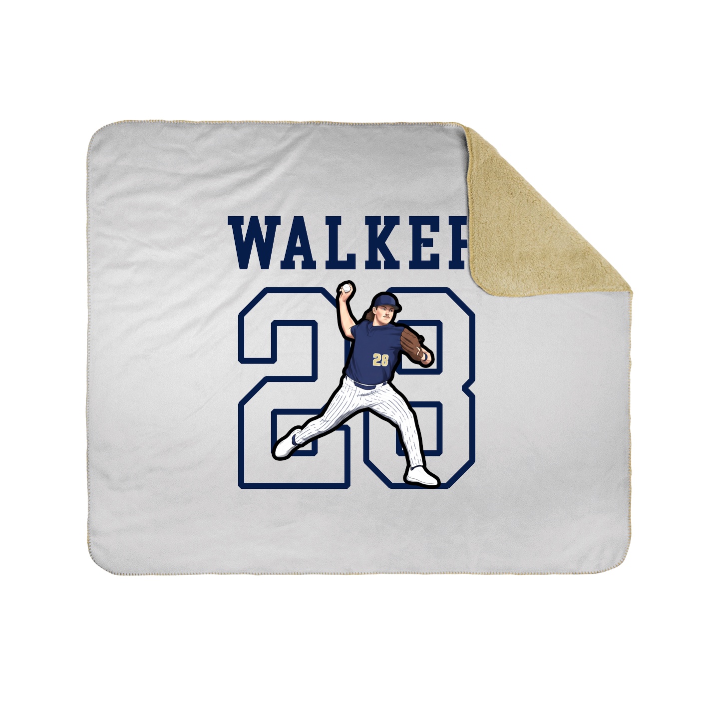 Throw Blanket — Shirsey in White
