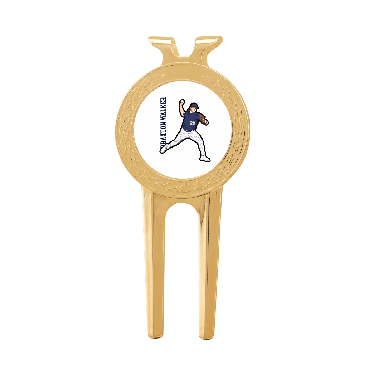 Divot Tool with Ball Marker — Name Vertical in Classic
