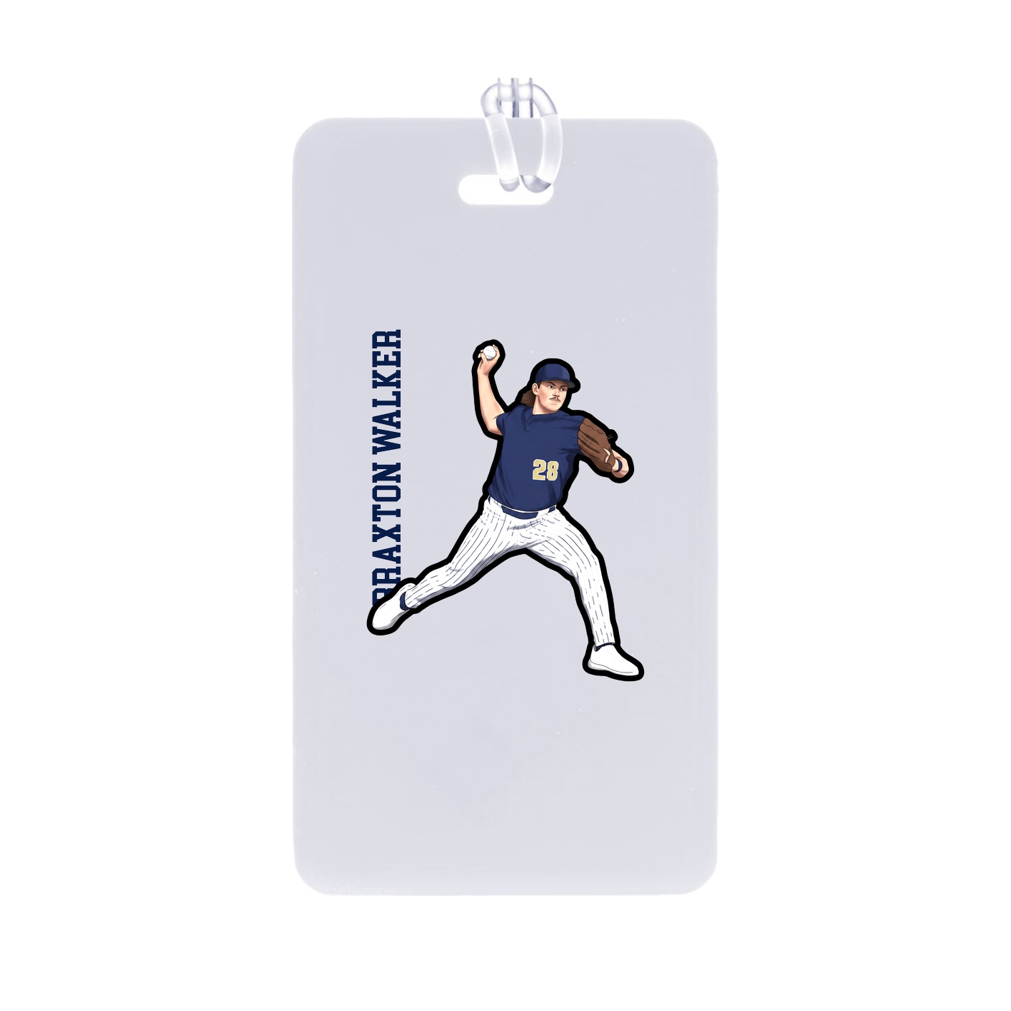Bag Tag — Name Vertical in Classic