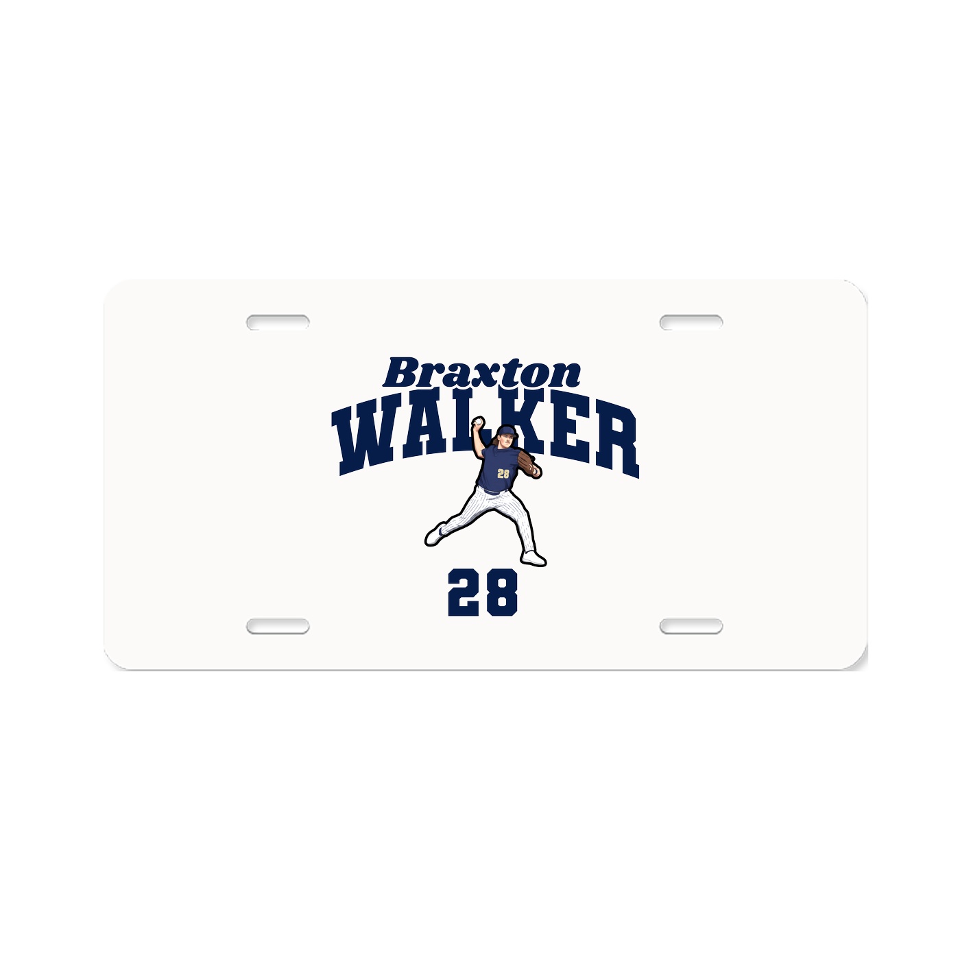 License Plate — Signature Arch in Classic