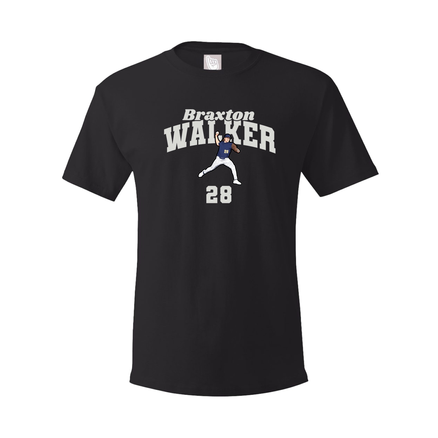 Tee — Signature Arch in Black