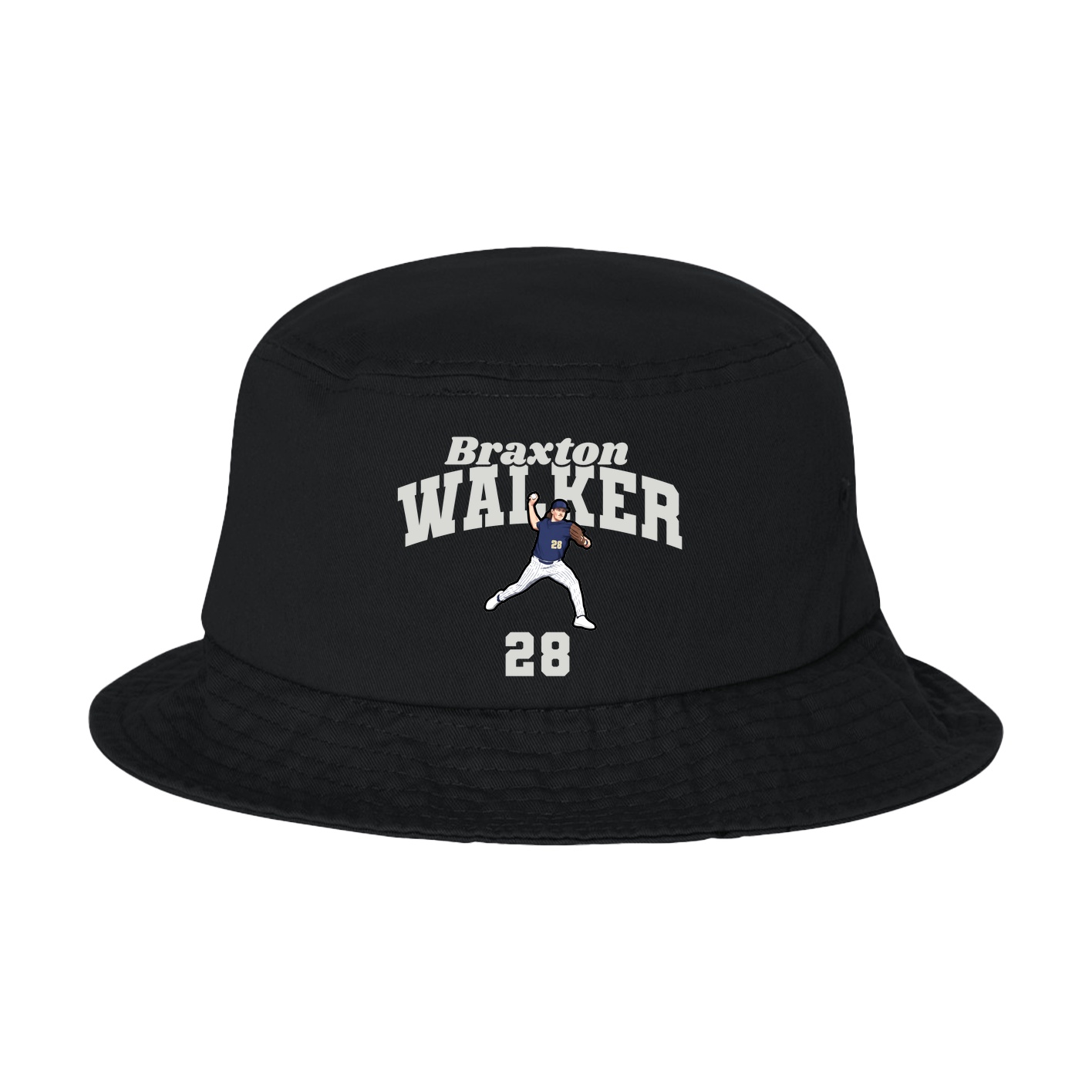Bucket Cap — Signature Arch in Black