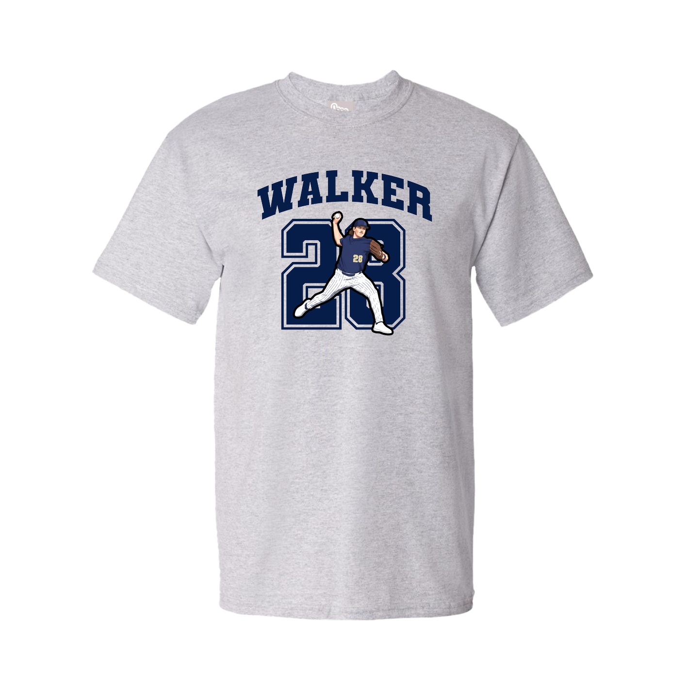 Tee — Number in Grey