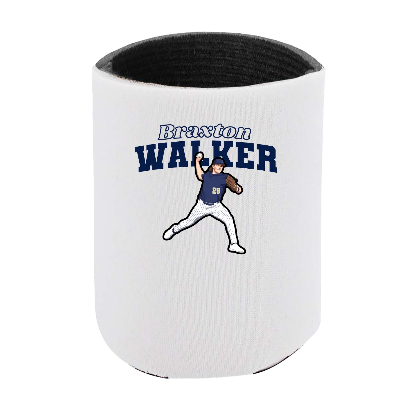 Can Holder — Name Arch in White