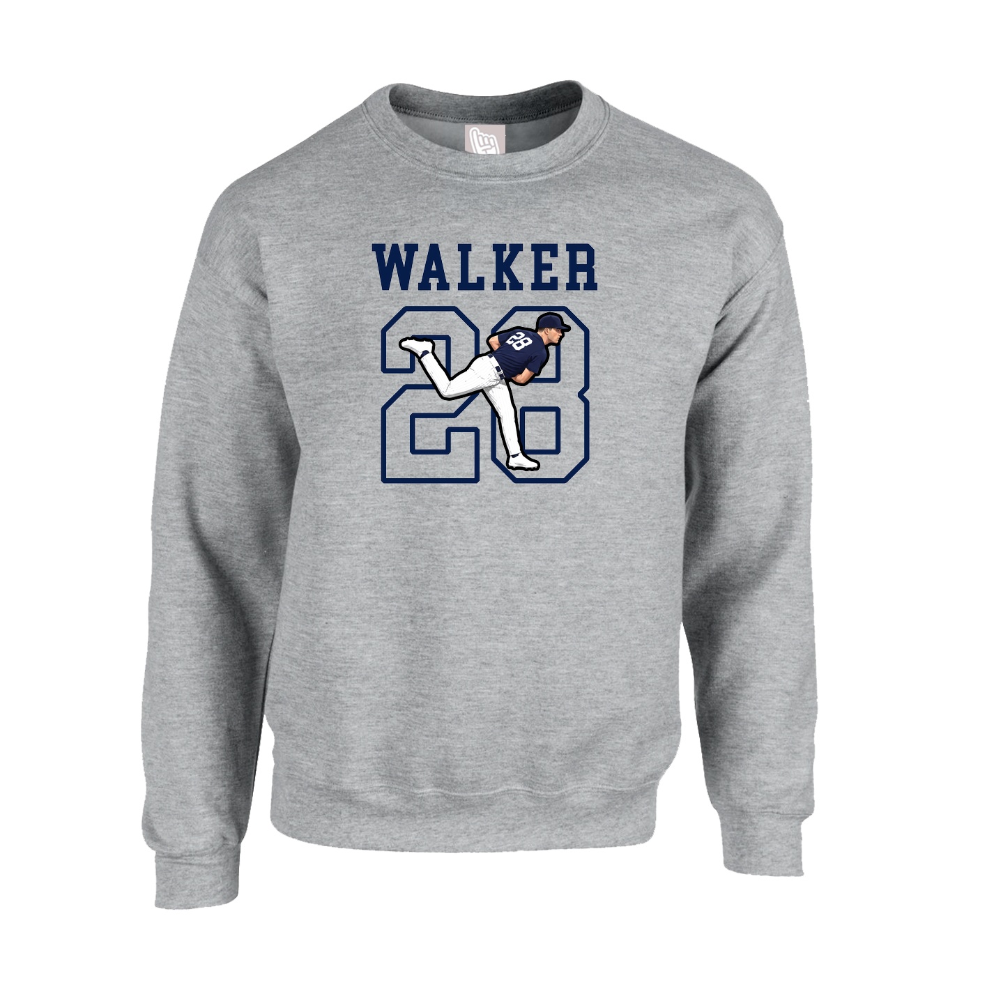 Fleece Crew — Shirsey in Grey