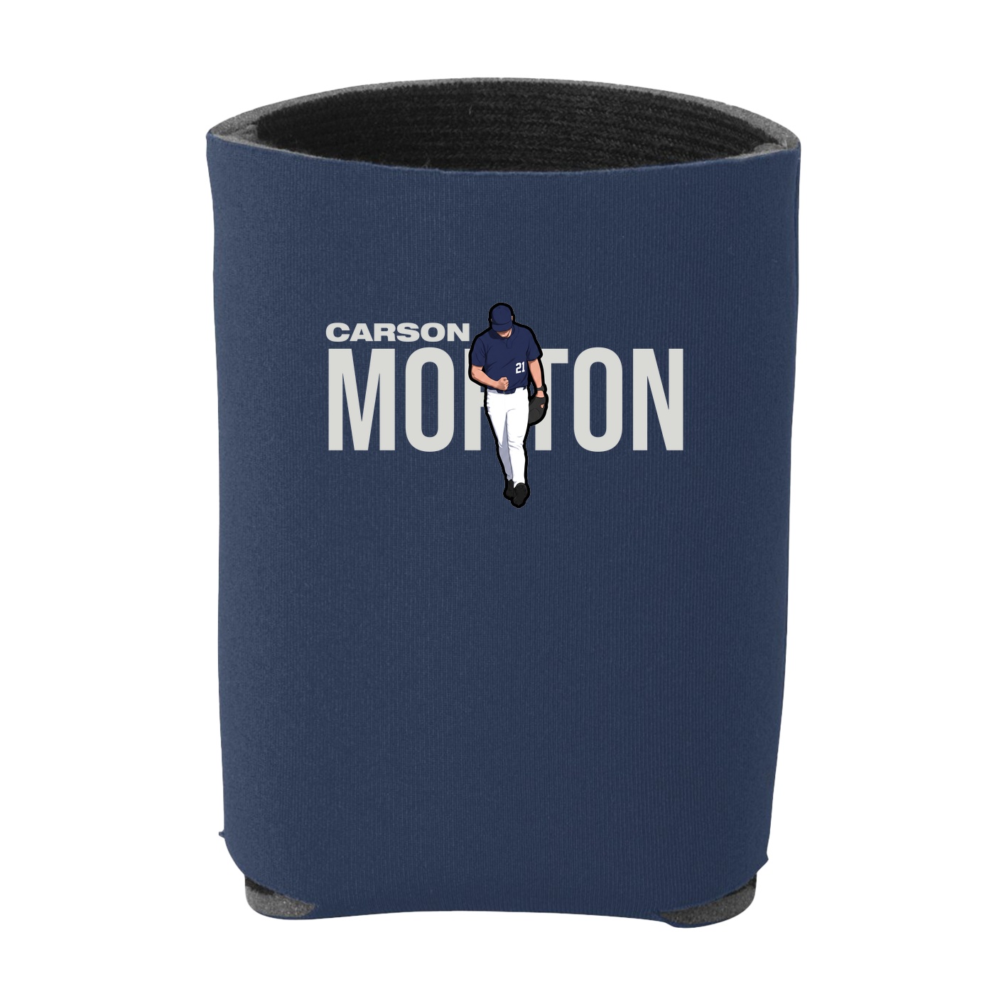 Can Holder — Player Name in Navy