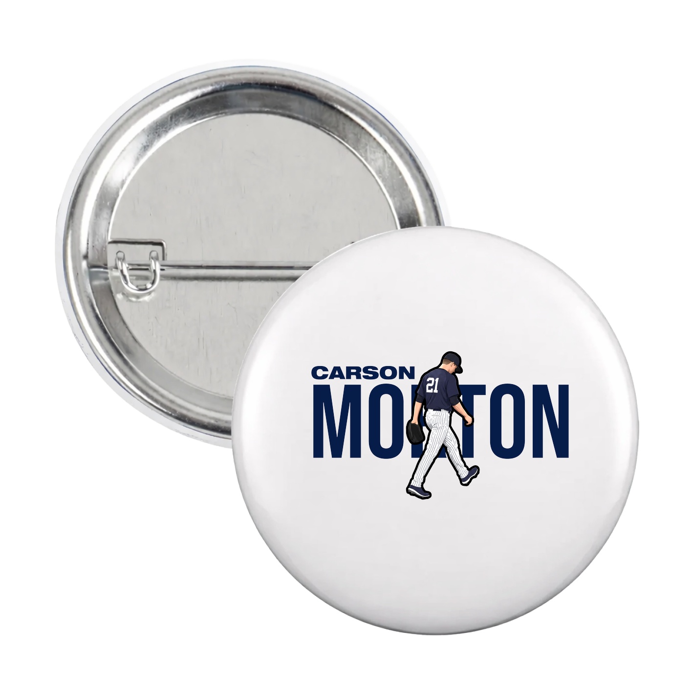 Game Day Button — Player Name in White
