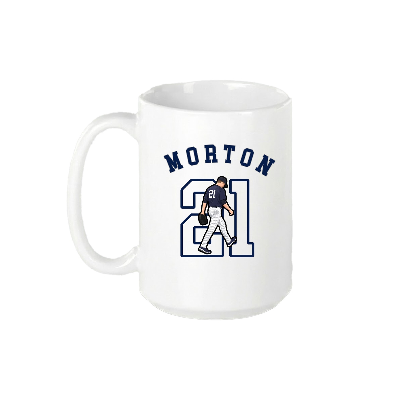 15oz Coffee Mug — Shirsey Arch in White