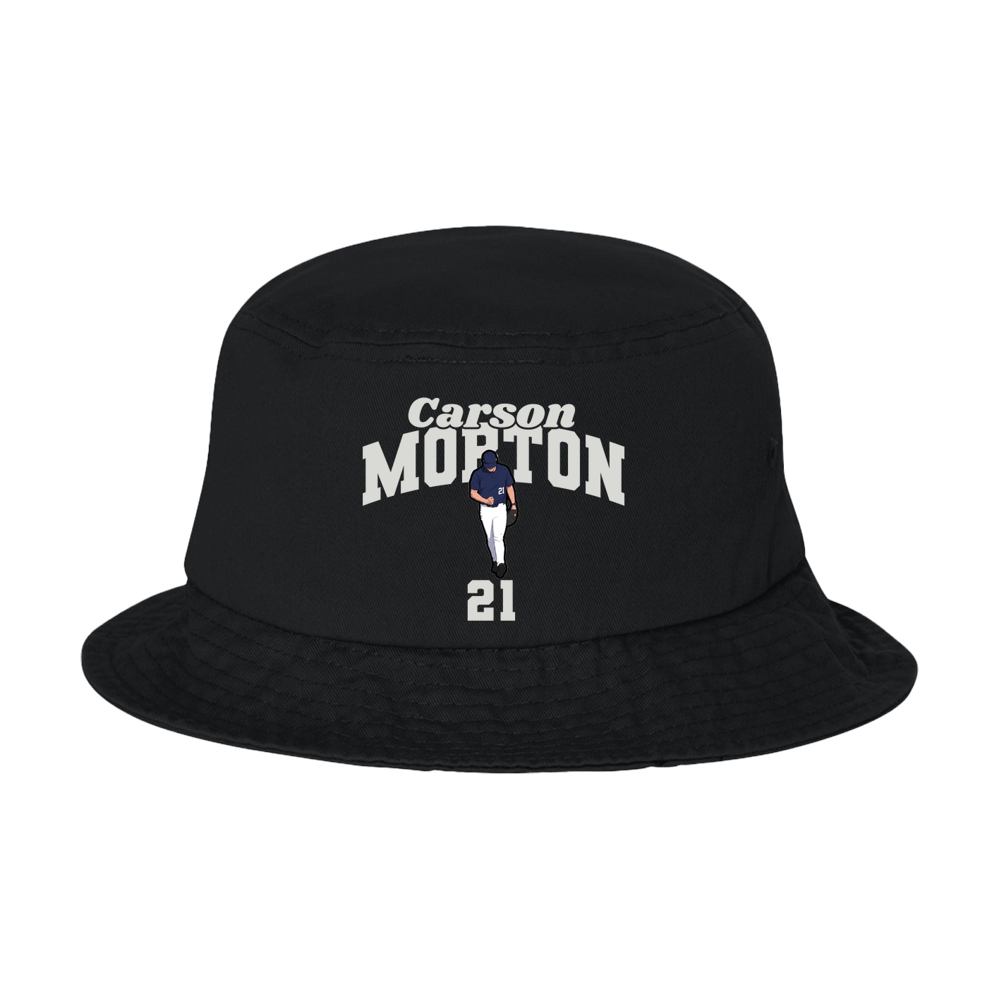 Bucket Cap — Signature Arch in Black