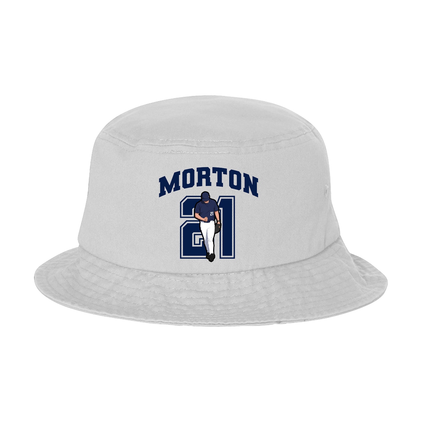 Bucket Cap — Number in White