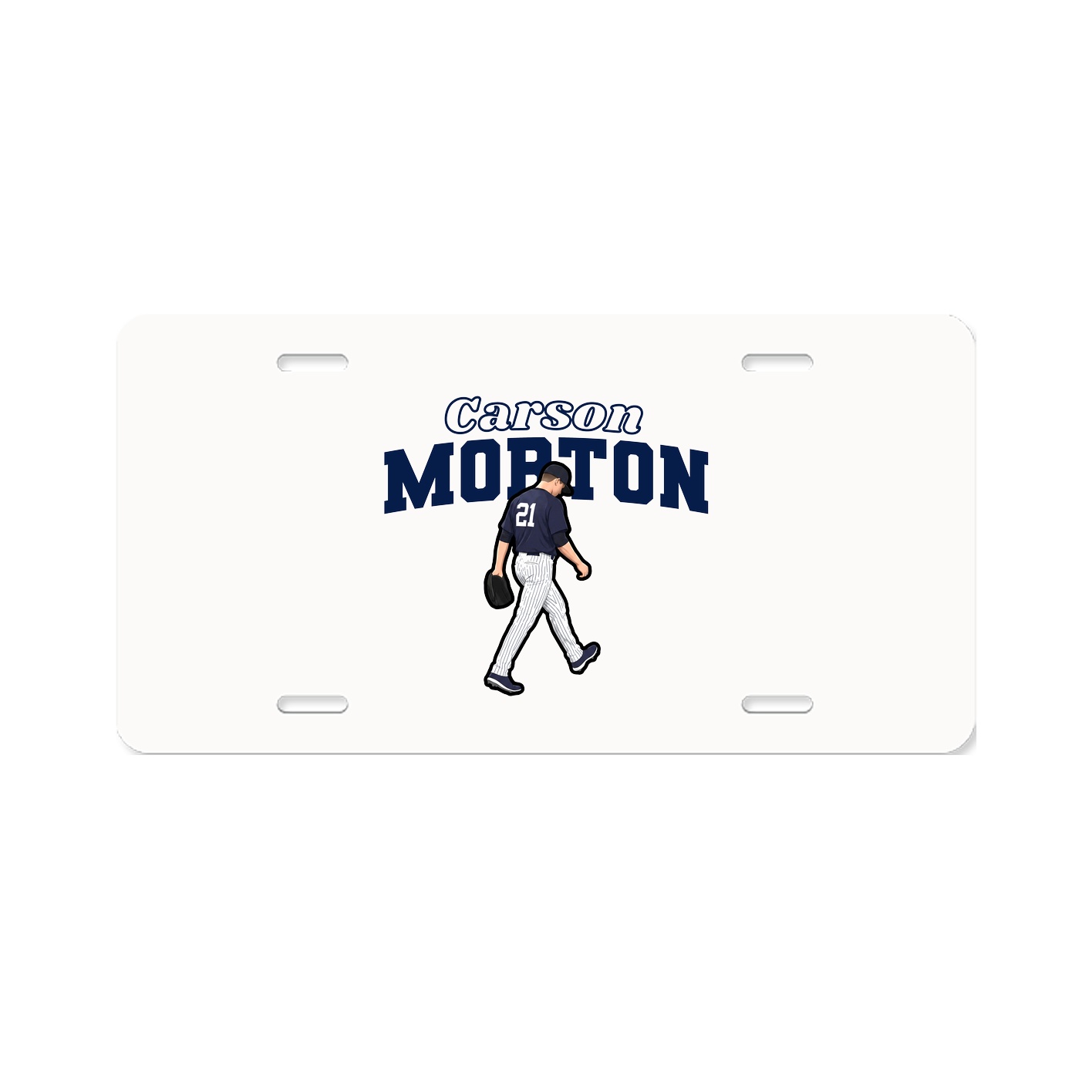 License Plate — Name Arch in Classic