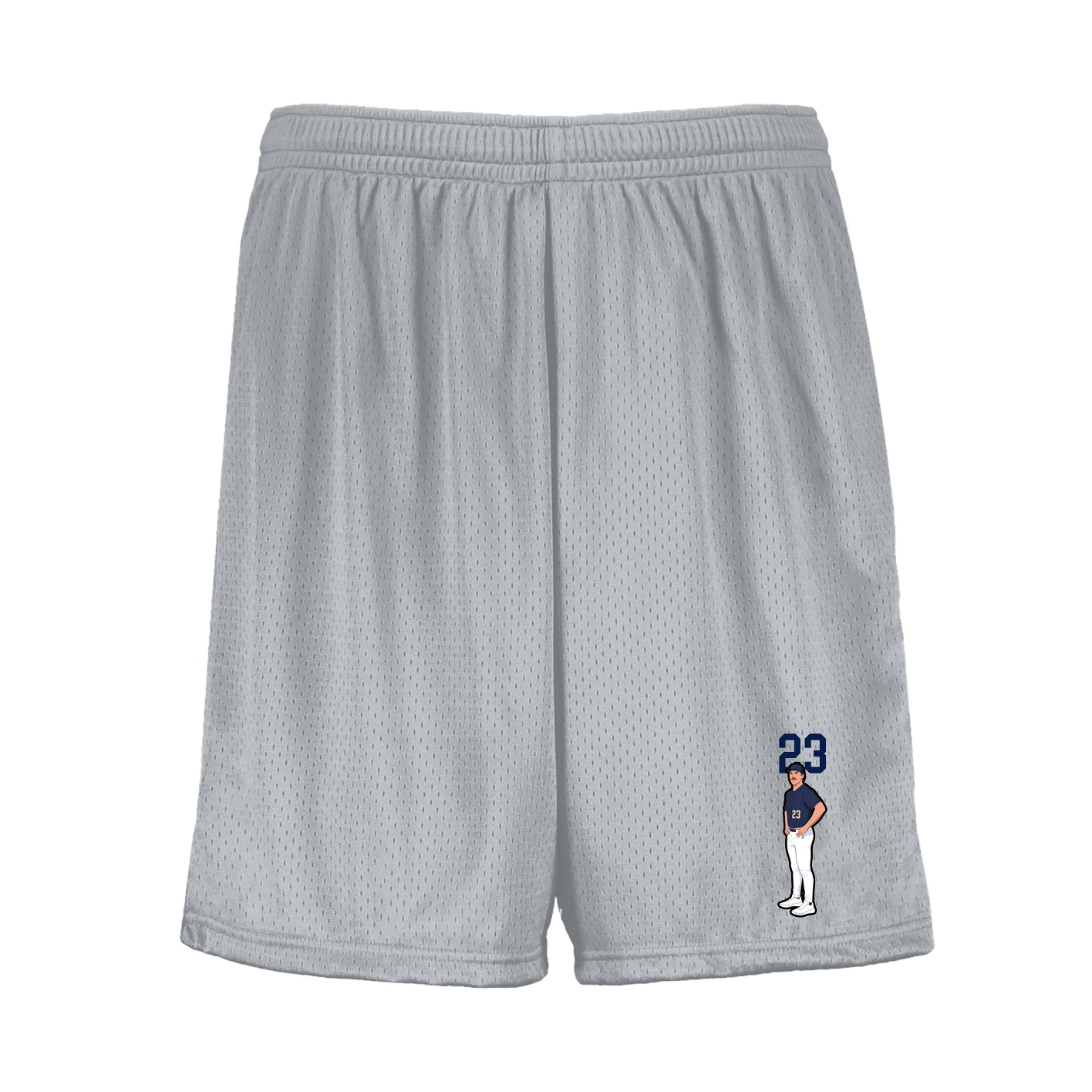 Shorts — Number Top in Silver