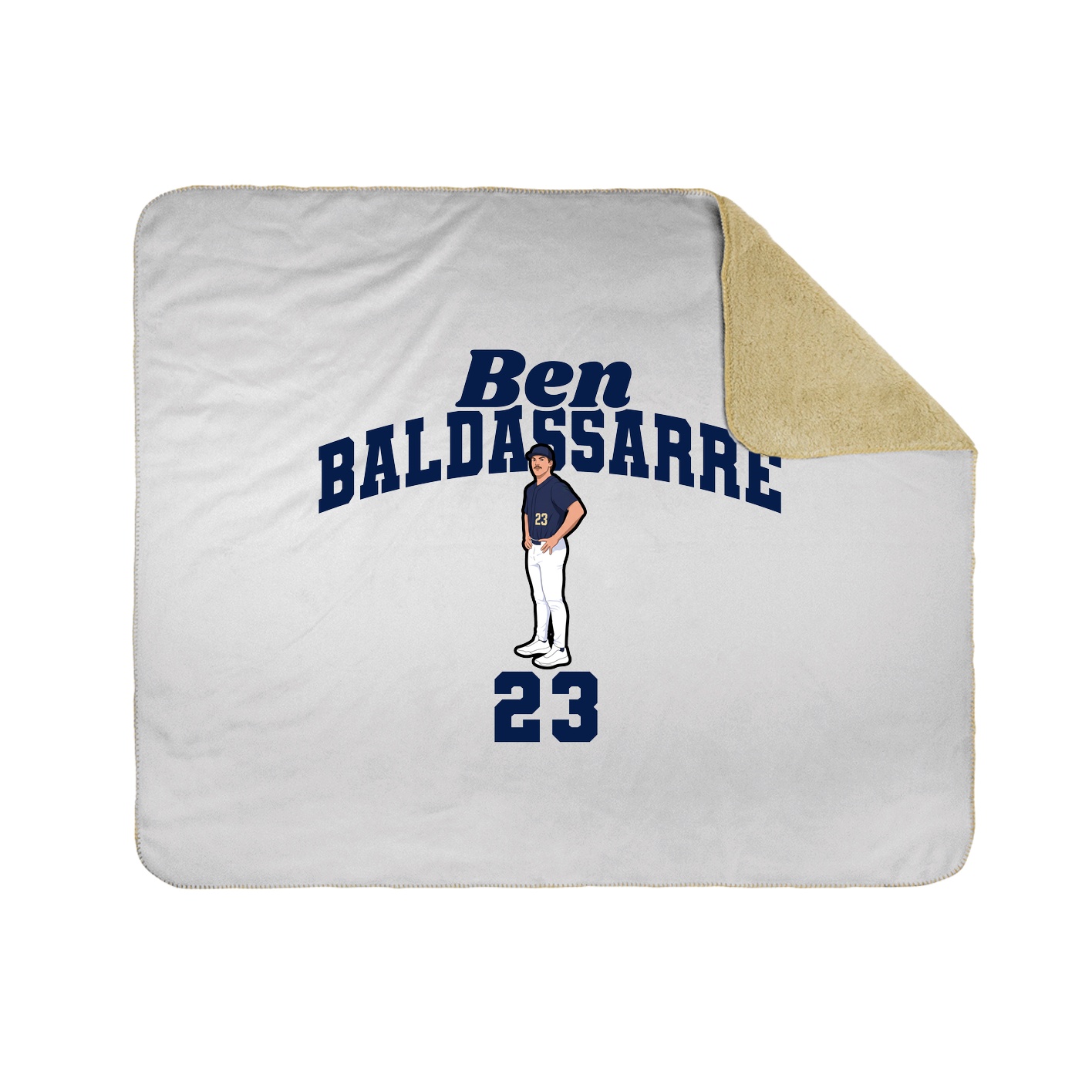 Throw Blanket — Signature Arch in White