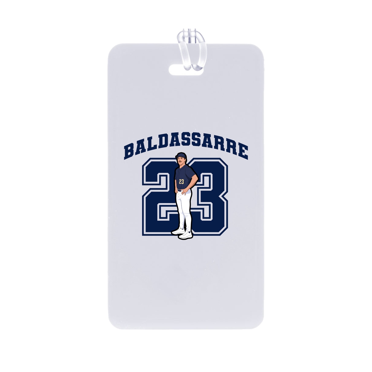 Bag Tag — Number in Classic