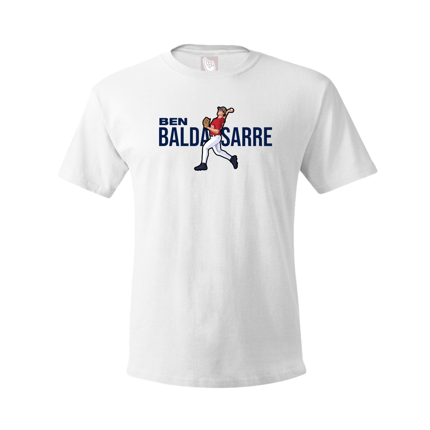 Youth Tee — Player Name in White
