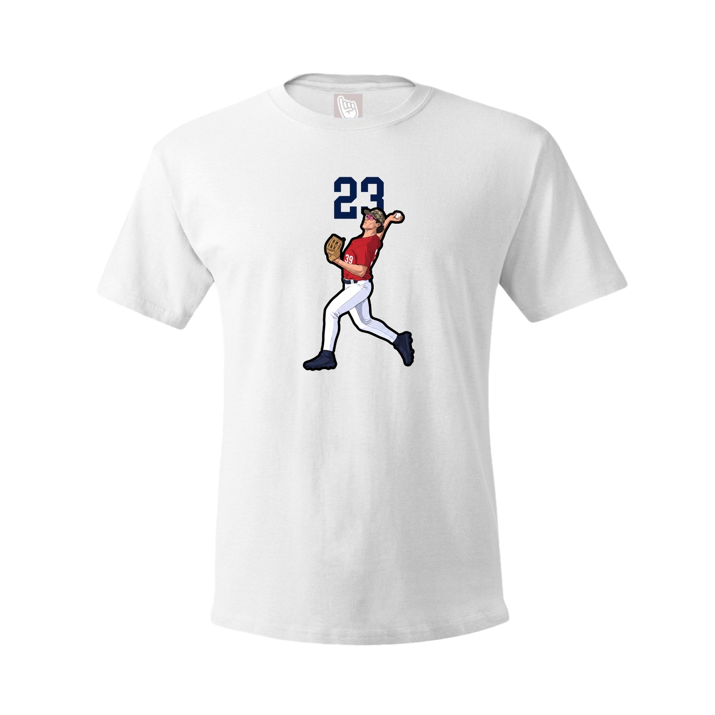 Tee — Number Top in White